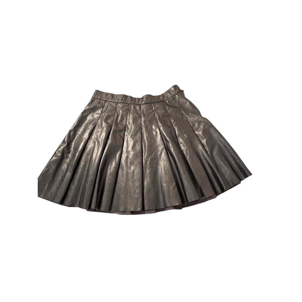 Ever After‎ Women Black Faux Leather Skirt S